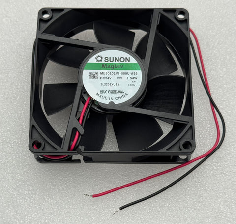 Sunon Fan ME80202V1-000U-A99 ME Series Axial Fan, 24V dc, 61.2 m³/h, 1.54 W, 64 mA Max 80 mm 80mm 20 mm 7588330