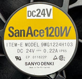 Martin [62222100] IP65 Fan Module Exterior 400 Image Projector SanAce 120W 9WG1224H103 24V 0.22A