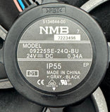 Martin [5134644] IP55 Fan 4 Wire NMB 09225SE-24Q-BU THRMMGT 92x92x25mm 24V 0.34A