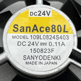 Vari-lite 28.9678.0605 Lamp Fan Kit VL3000 VL3500 Spot SanAce80L 109L0824S403 24Vdc 0.11A