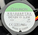 Robe 16030038 Sunon Fan KD1209 PTBX 92x92x25 12V 3.2W 13.(2).U.B2584.AF.GN
