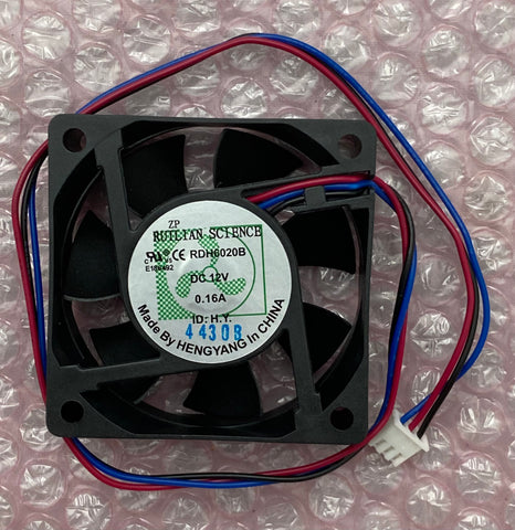 Martin 50480760 Fan With Temp Cont Rush PAR 1 RGBW Ruillan Science RDH6020B 12V 0.16A