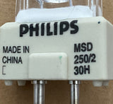 Philips MSD 250/2 30H 250W Lamp for Martin MAC 250 / 250+ /  Wash Entour Krypton