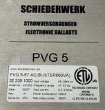 Clay Paky 031850 E-Ballast, Alpha Spot HPE 575 Schiederwerk PVG 5 5-57 AC(BUSTER660VA) 32 339 1000